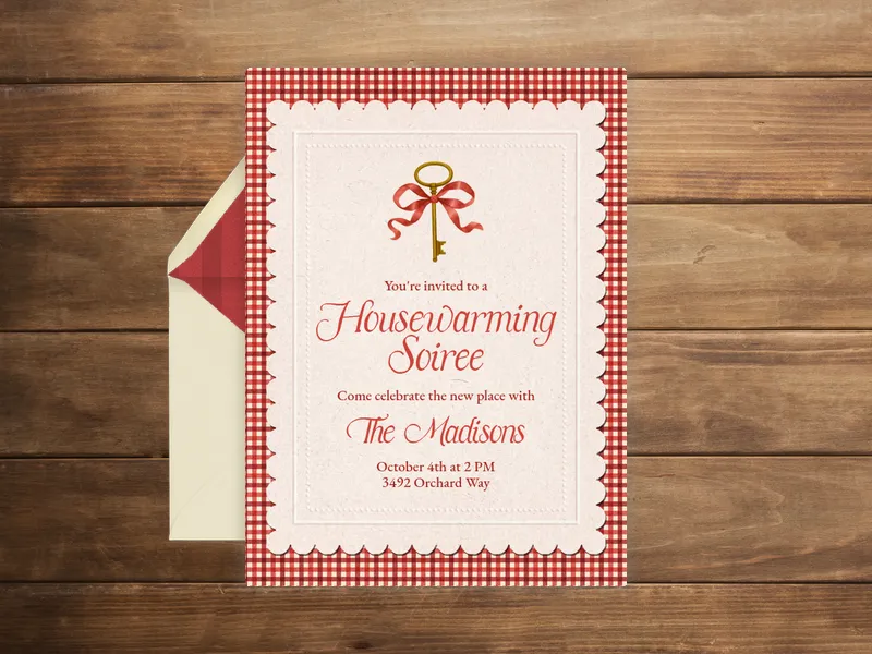 Ribbon Key - featured - Invitation