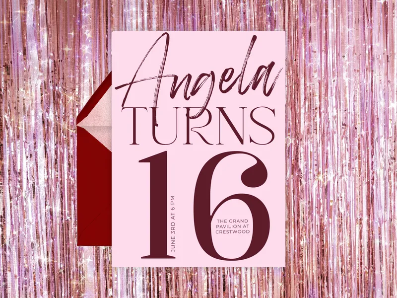 Grow In Style - sweet_sixteen - Invitation