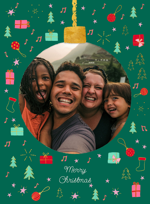 Much Merriment (Photo) - all_holiday_cards - Card