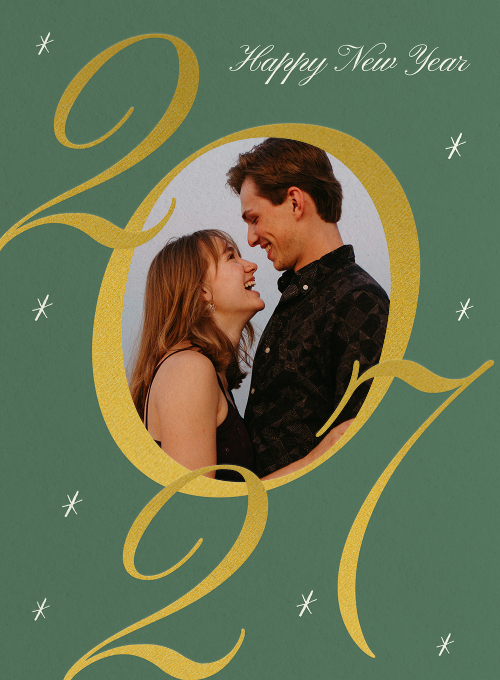Big Gold 2026 (Photo) - holiday_cards - Card