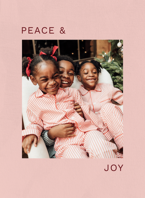 Peace & Joy Forever (Photo) - christmas_cards - Card