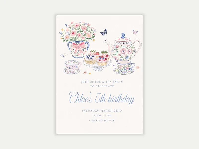 Teacup Stack - kids_and_teens - Invitation