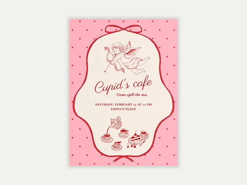 Lovestruck Dots - valentines_day - Invitation