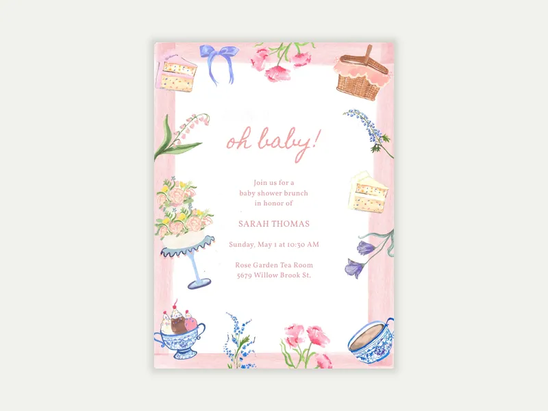 Bloom & Brunch - baby_sprinkle - Invitation