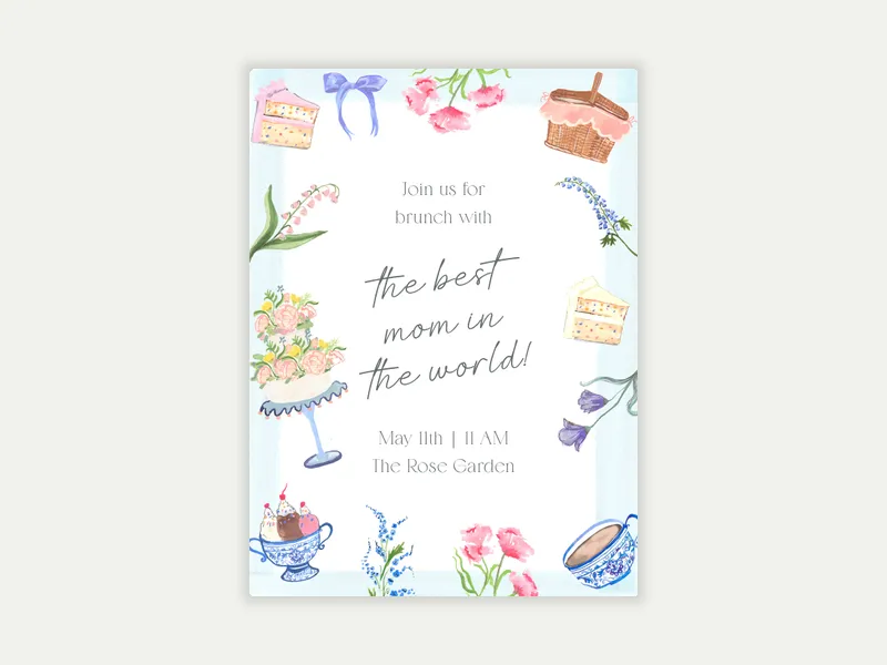 Bloom & Brunch - mothers_day - Invitation