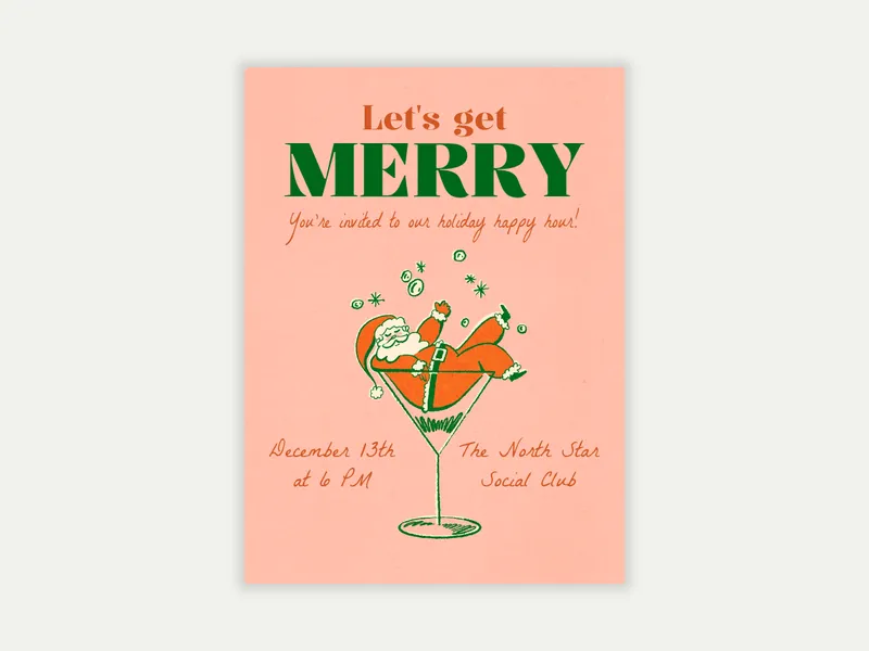 A Very Merry Santa - office_holiday - Invitation
