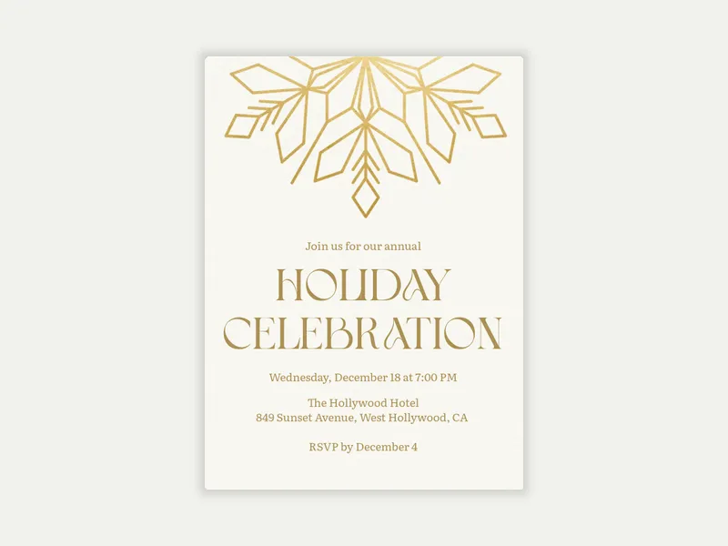 Beauty Bright - office_holiday - Invitation