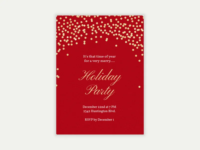 Holiday Sparkle - holiday_party - Invitation