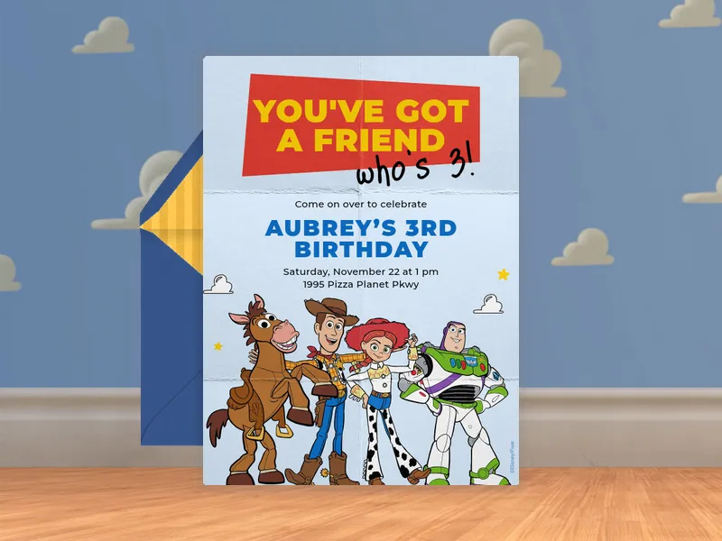 Disney and Pixar’s Toy Story: Playtime Crew - 3rd_birthday - Invitation