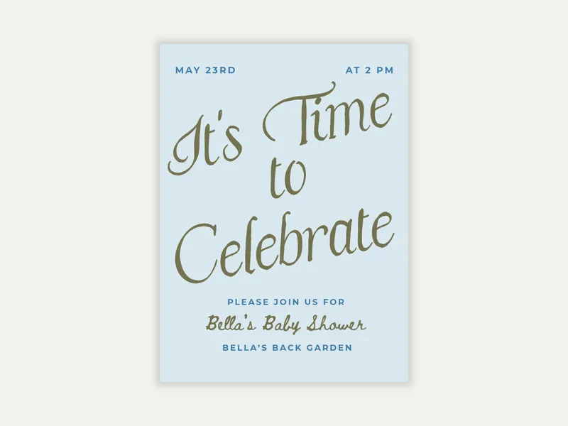 Simply Put - baby_shower - Invitation