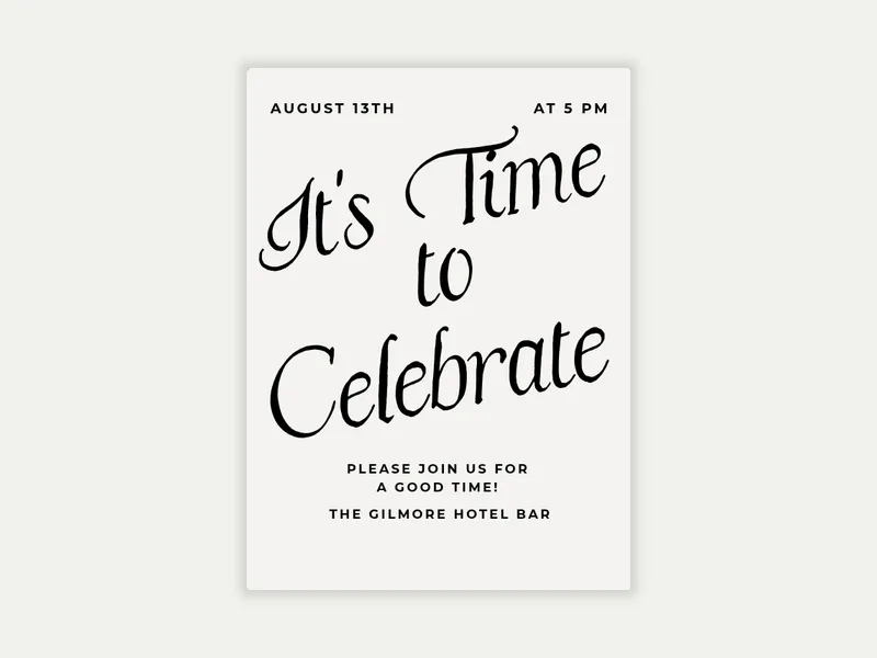 Simply Put - dining_and_drinks - Invitation