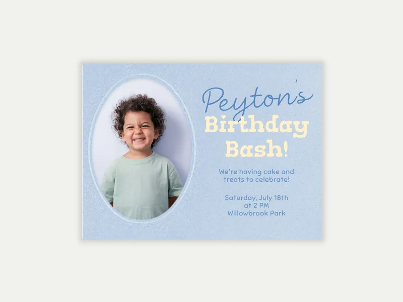 Lovely Portrait (Photo) - kids_and_teens - Invitation