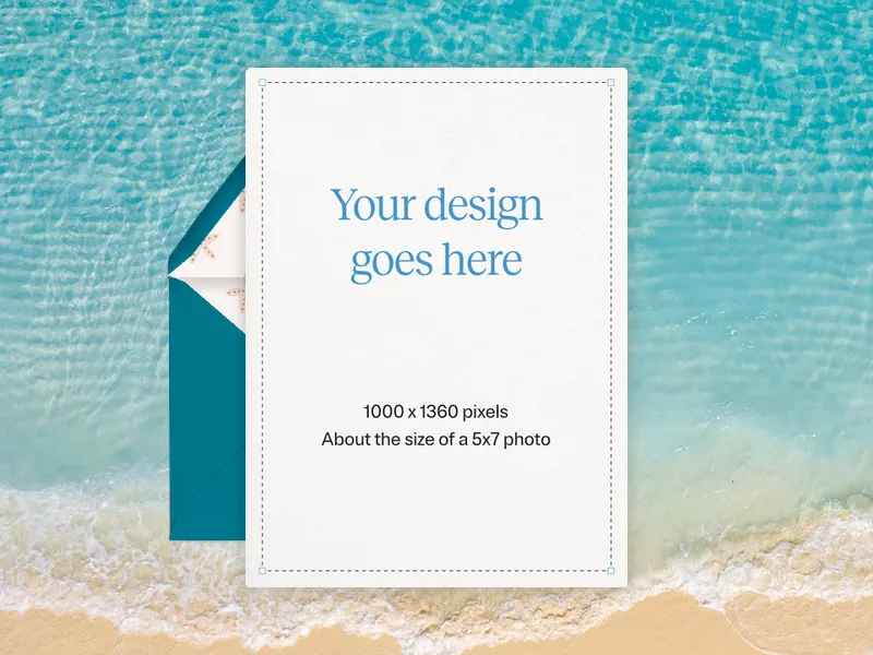 Upload Your Own Design (Beach Party) - design_your_own - Invitation