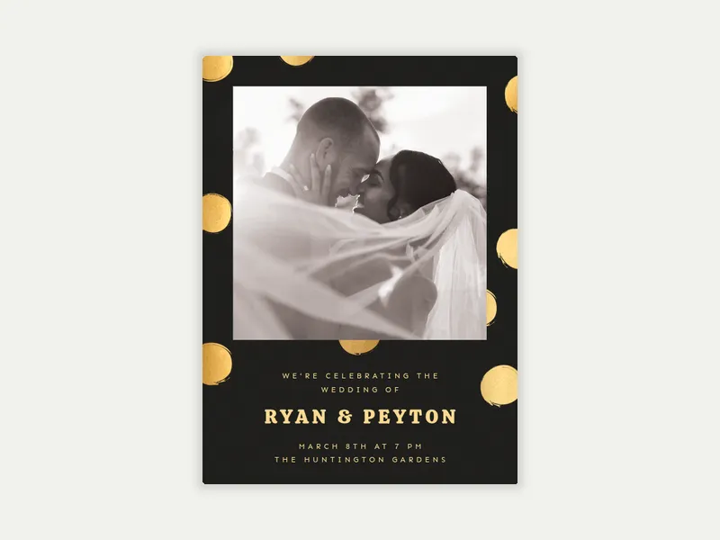 Let the Confetti Fly (Photo) - wedding_dyo_uyo - Invitation