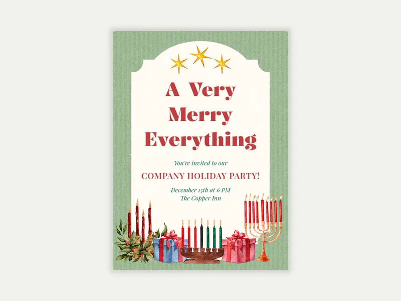 Merry Everything - office_holiday - Invitation