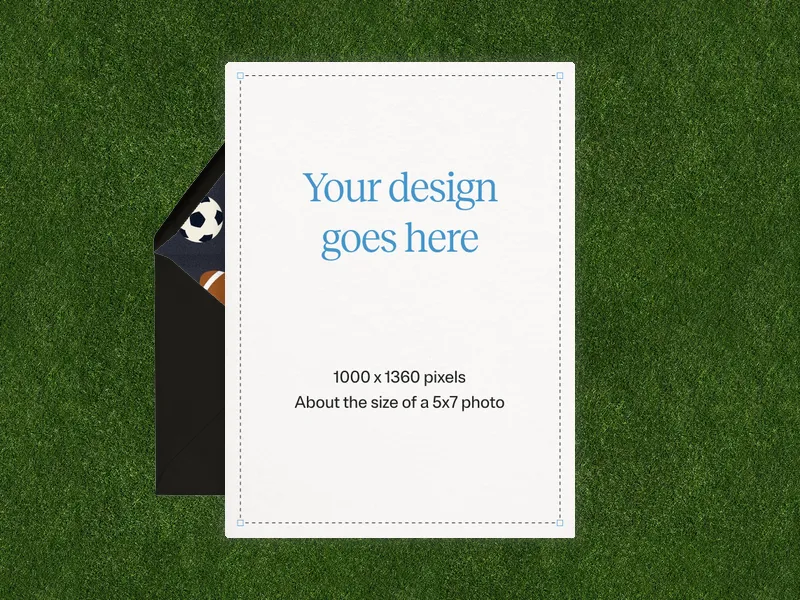 Upload Your Own Design (Sports Green) - birthday_dyo_uyo - Invitation