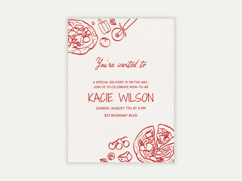 Slice, Slice, Baby - baby_sprinkle - Invitation