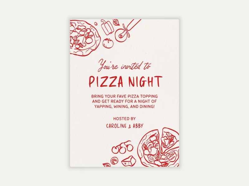 Slice, Slice, Baby - get_togethers - Invitation