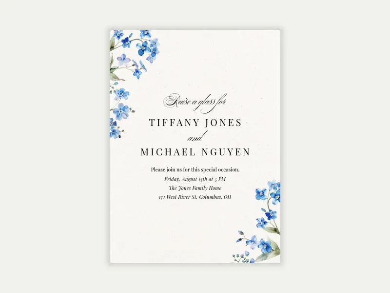 Chicory Whispers - rehearsal_dinner - Invitation