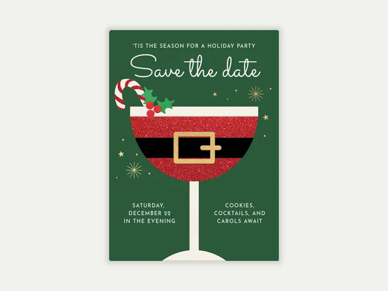 Santa Sling - Save the Date - featured - Invitation
