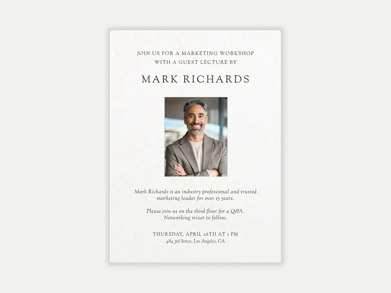 Forever Frame (Photo) - conferences_workshops - Invitation