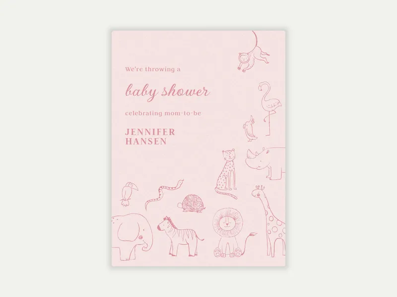 Life’s a Zoo! - baby_shower - Invitation