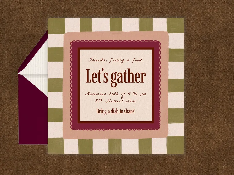 Set the Table - featured - Invitation