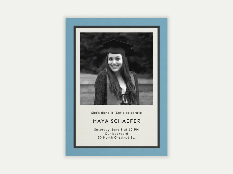 Grad Pride (Photo) - graduation - Invitation