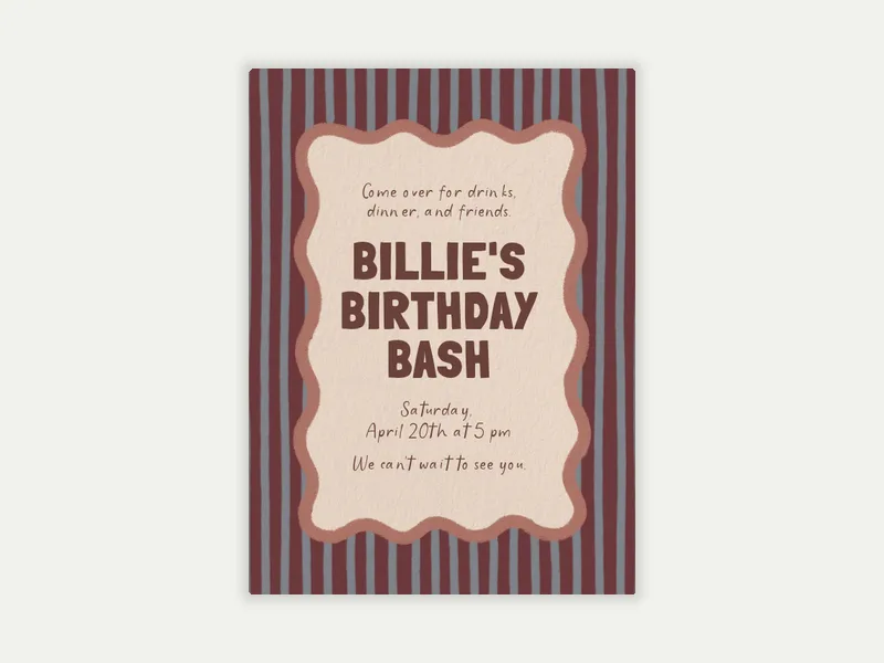 Made Welcome - birthday - Invitation