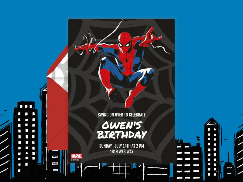 Marvel's Spider-Man: Swinging Webs - featured - Invitation
