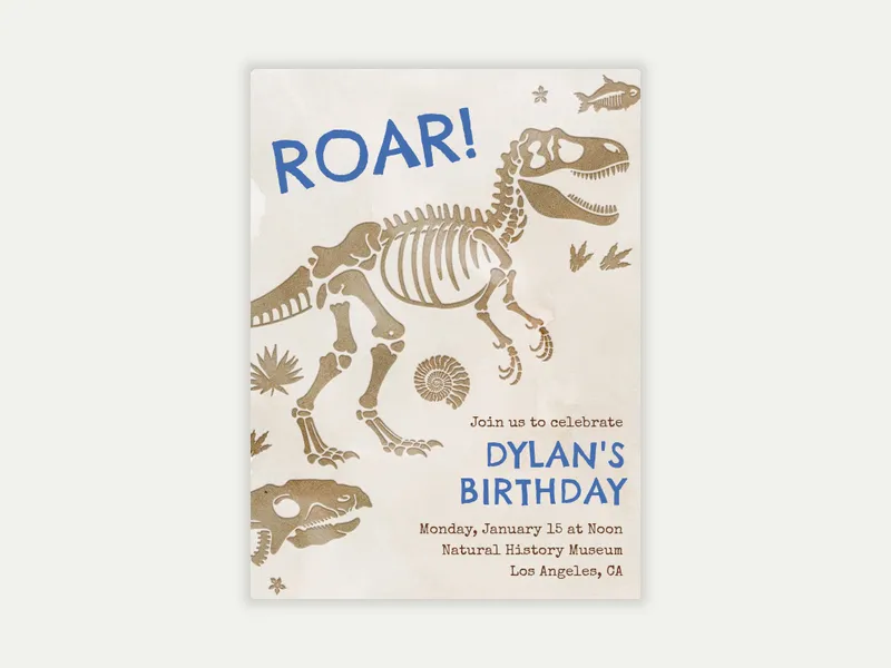 Natural History Museum - kids_and_teens - Invitation