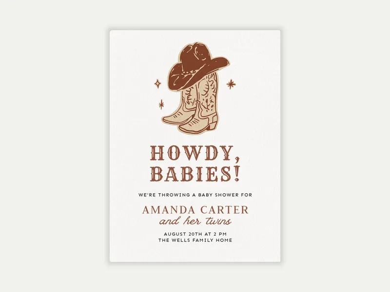 Howdy Partner - featured - Invitation