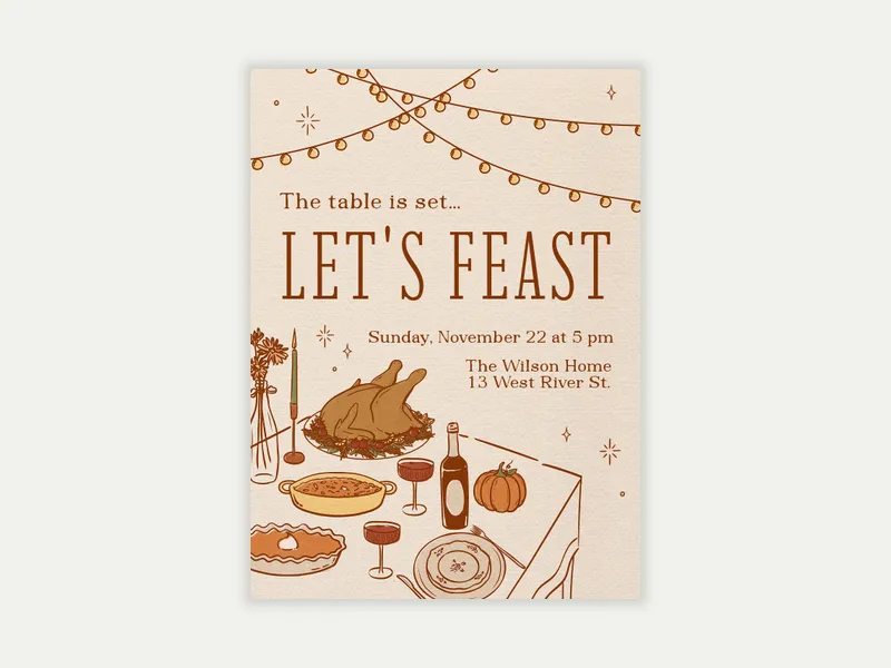 Feasting Table - featured - Invitation