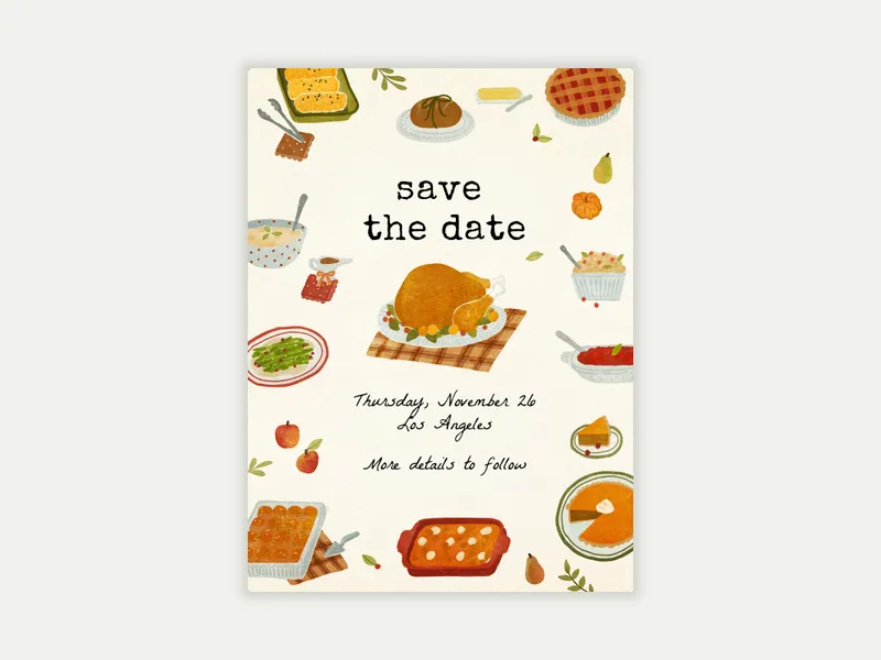 Cozy Evening - Save the Date - featured - Invitation