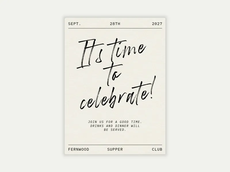 Pen to Paper - featured - Invitation