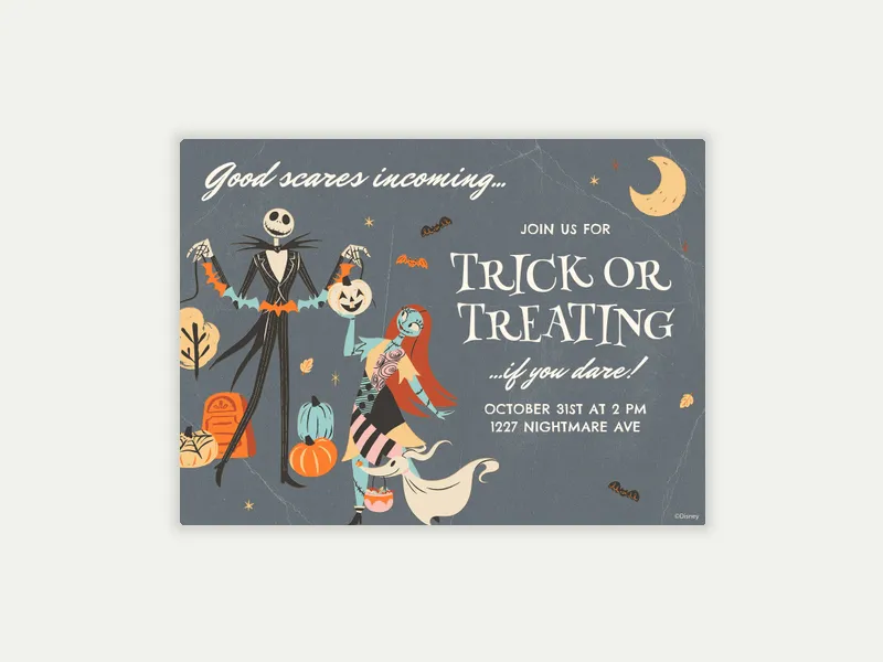 Tim Burton’s The Nightmare Before Christmas: Making Halloween - featured - Invitation
