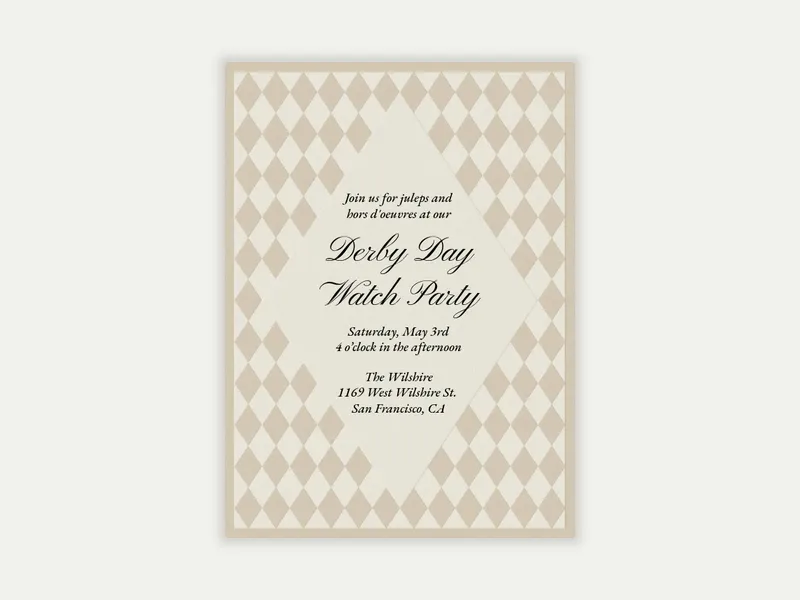 Check This Out - derby_day - Invitation
