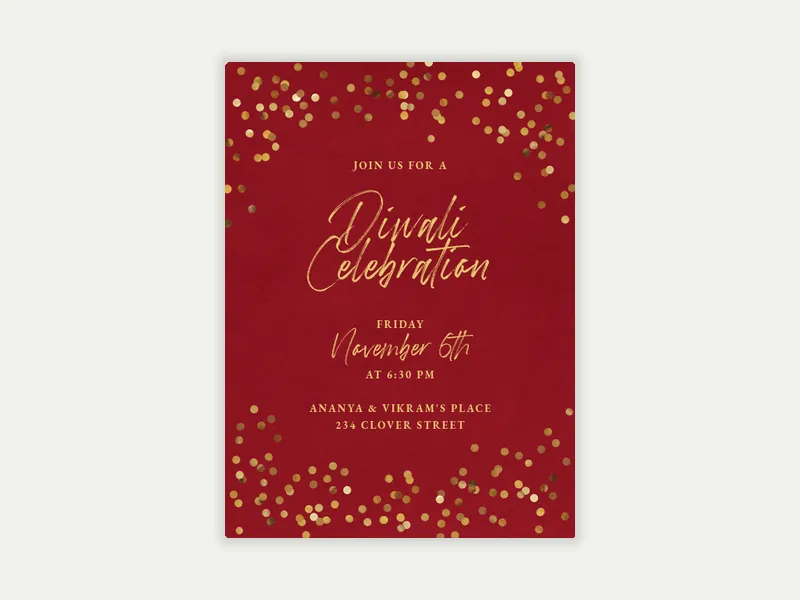Holiday Sparkle - holidays - Invitation