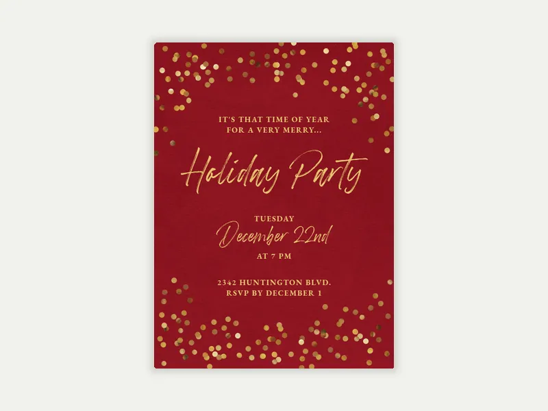 Holiday Sparkle - holiday_party - Invitation