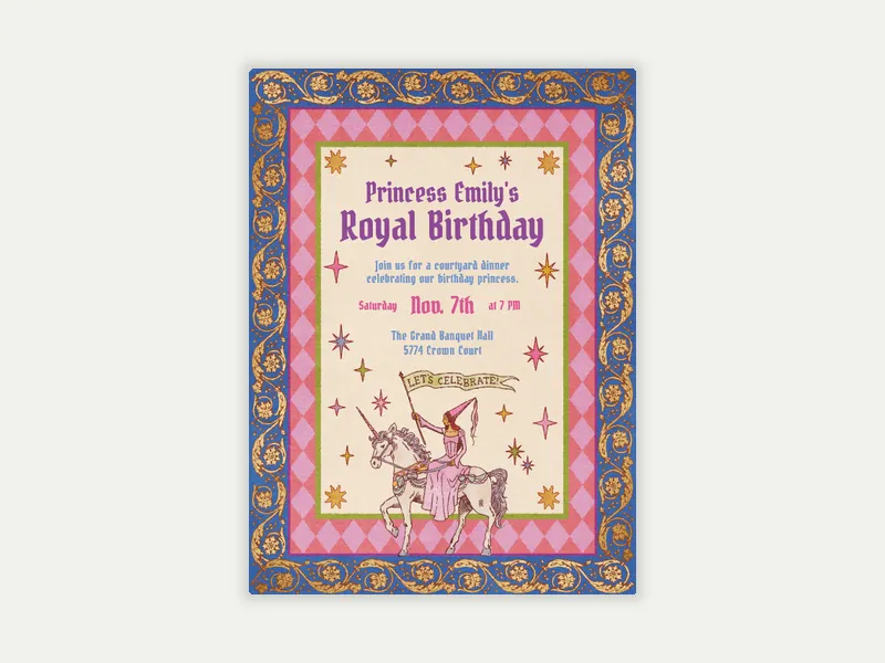 Princess Tale - featured - Invitation