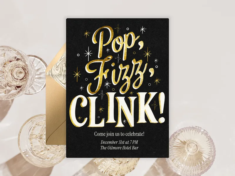Fizzy Fun - wedding - Invitation