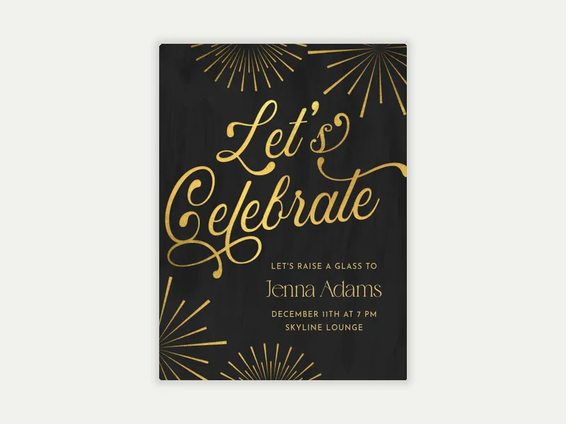 Deco Flare - retirement_farewell - Invitation