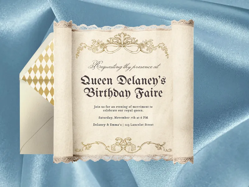 Royal Decree - birthday_forkids - Invitation