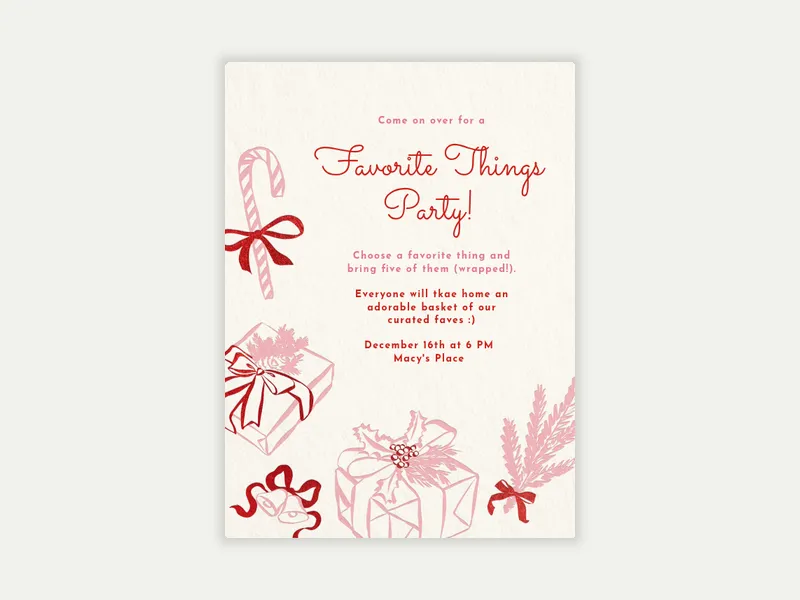 Bells & Bows - holiday_party - Invitation