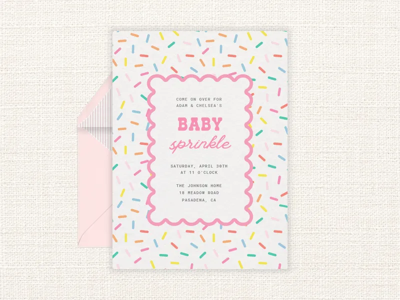 Sugar Soiree - baby_sprinkle - Invitation