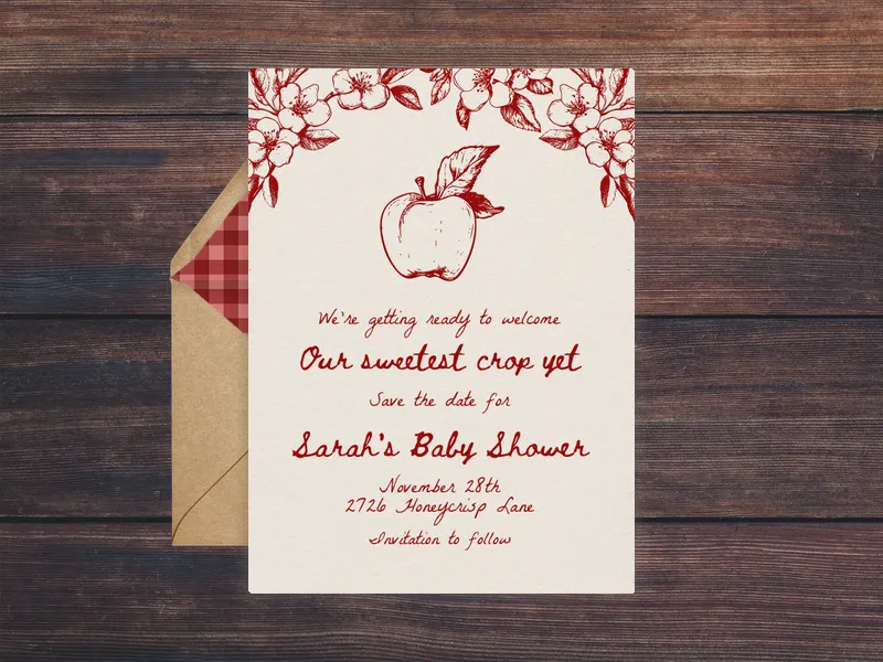 Apple Blossoms - Save the Date - featured - Invitation