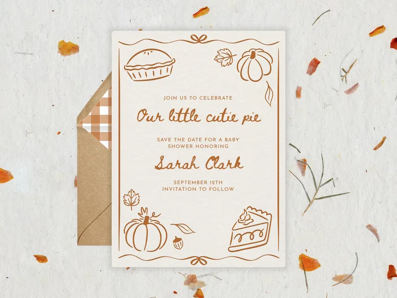 Cutie Pie - Save the Date - featured - Invitation