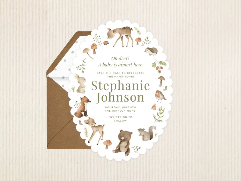 Deer Darlings - Save the Date - featured - Invitation