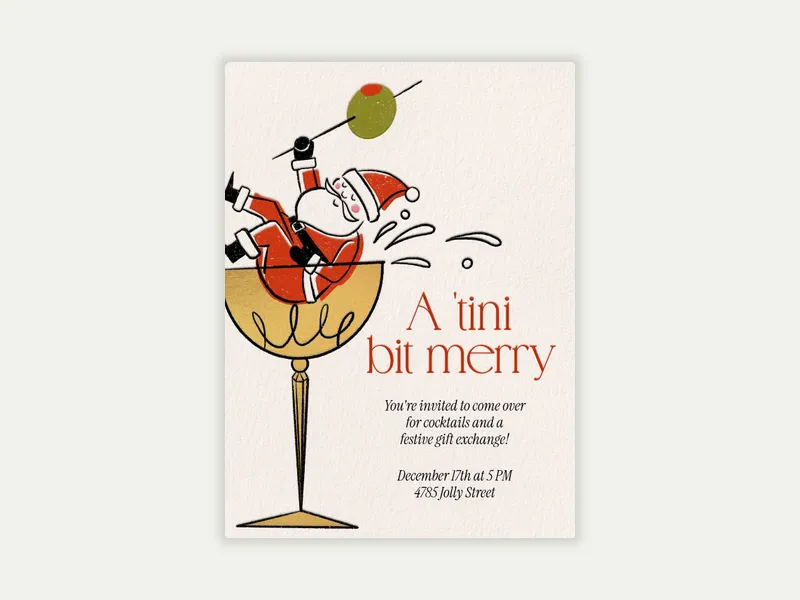 Santa Spritz - cocktail_party - Invitation