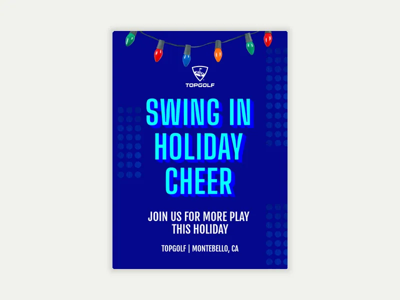 Topgolf: Holiday Cheer - office_holiday - Invitation